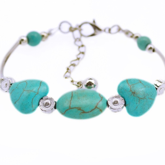 Hart and oval  turquoise