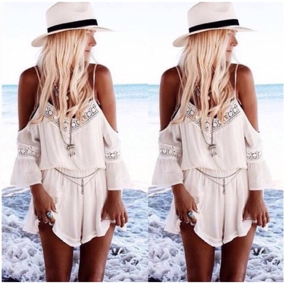 Pants - 🎗009 gypsy bohemian  romper🎗