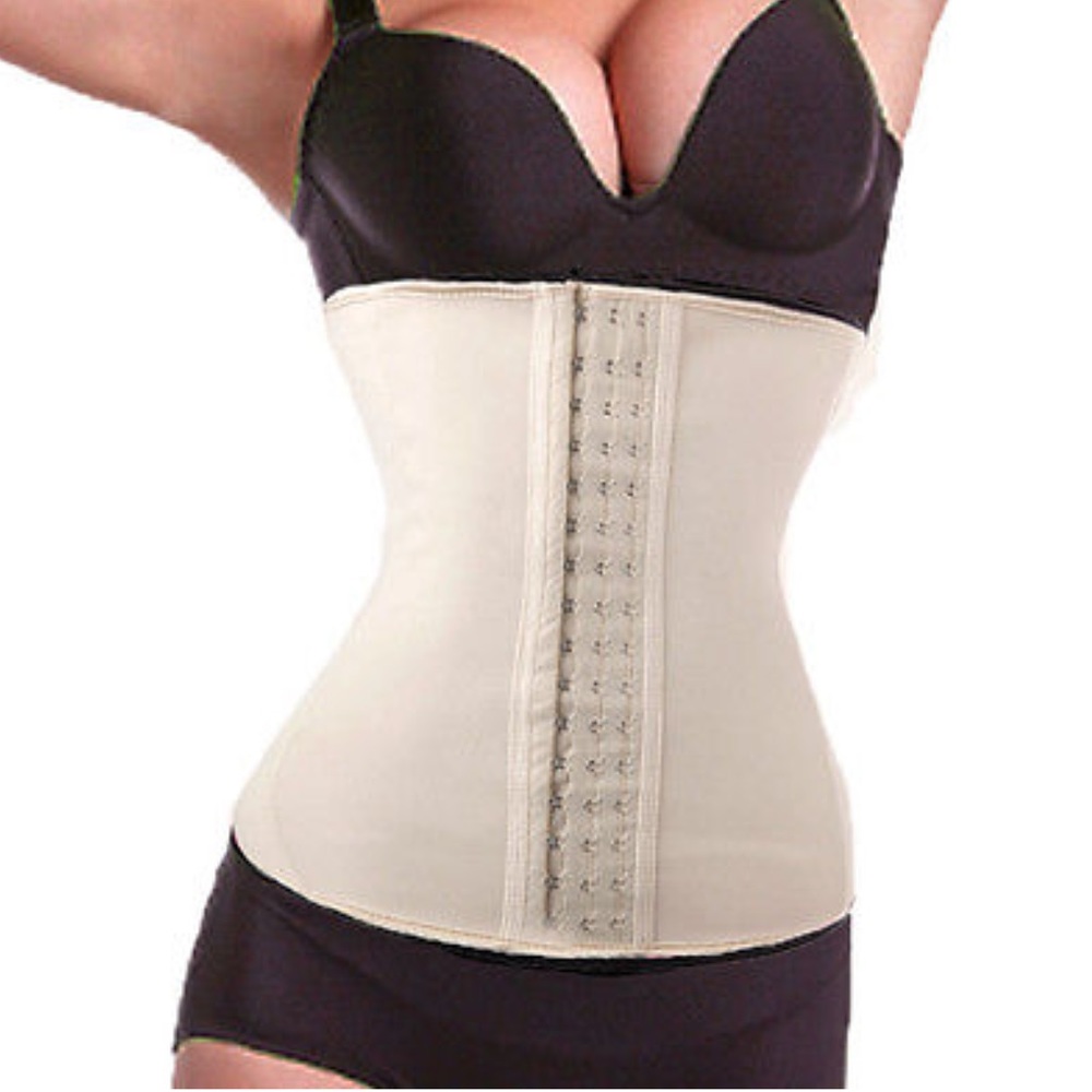 100% Latex 9 Steel Bones Waist Trainer