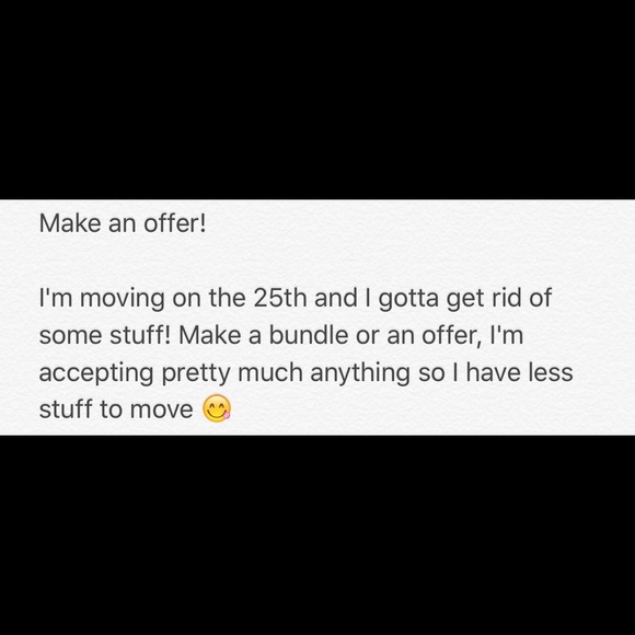 MOVING SALE!