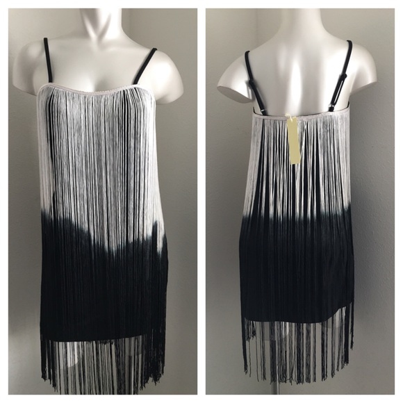 🎉🎉HP 4/1🎉🎉 New - Fringe Strap Dress - Picture 2 of 4