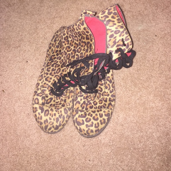 Cheetah print boots