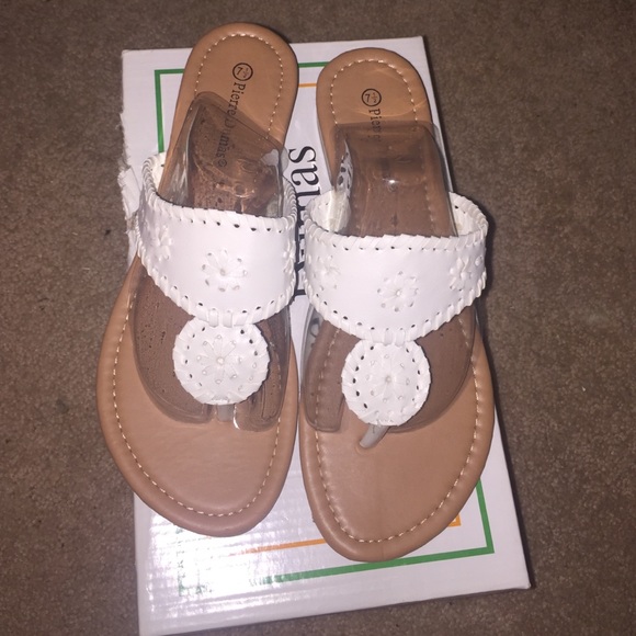 White sandles