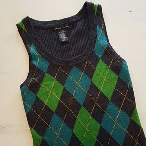 Argyle sweater vest