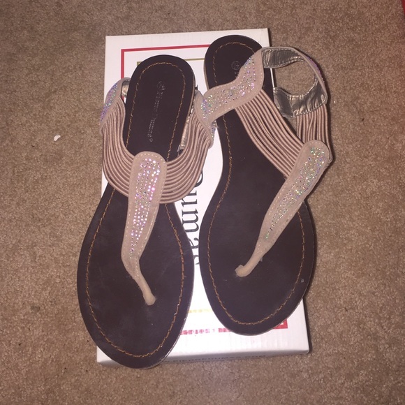 Tan sandals