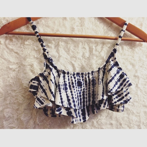 ruffle bikini top