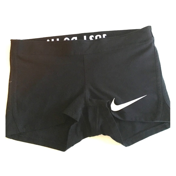 Nike spandex shorts with 1" inseam