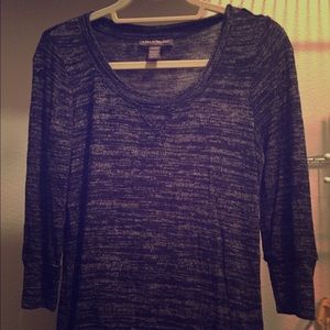 A Pea In the Pod Blue Pullover Maternity Sweater