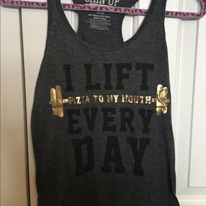 Lifting tank top!