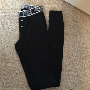 Pink pajama bottoms!