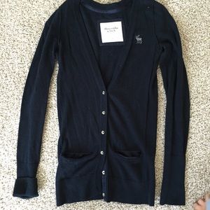 Navy cardigan