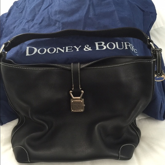 Dooney and Bourke black leather handbag
