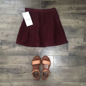 American Apparel Corduroy Circle Skirt