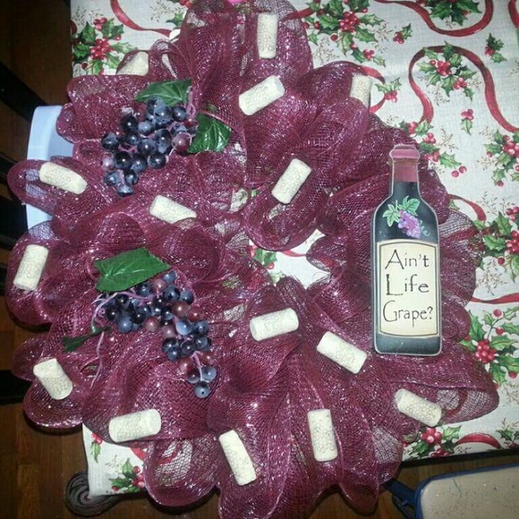 Ain't life grape wreath