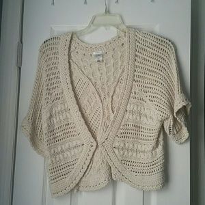 Old Navy cream sweater shrug