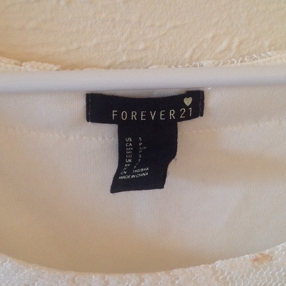 Crop top floral and lace - Picture 3 of 4