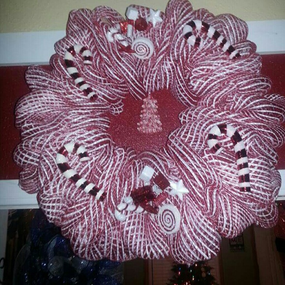 Peppermint wreath