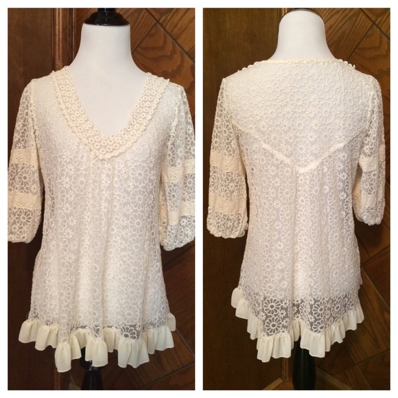 Boho lacy blouse✌🏼️