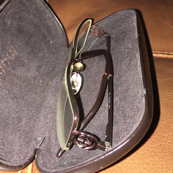 Gucci half rim eyeglasses - Picture 2 of 4