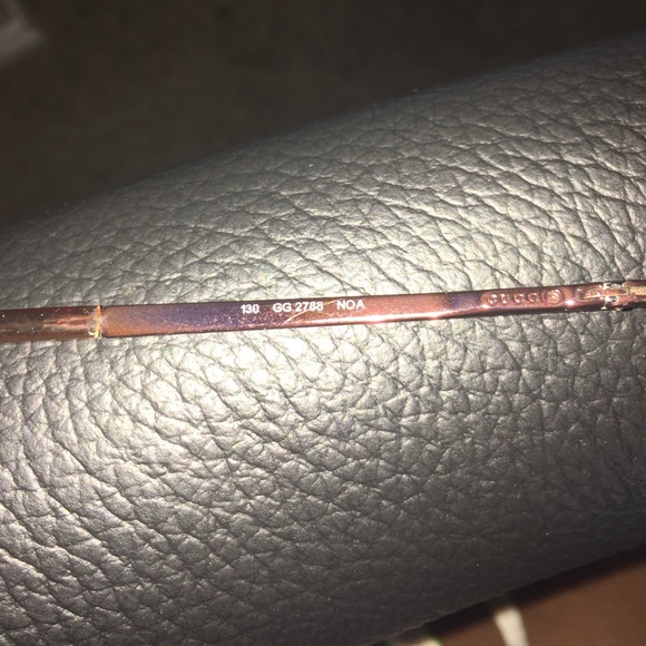 Gucci half rim eyeglasses - Picture 4 of 4