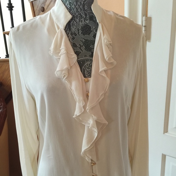 St. John blouse s. 8 - Picture 2 of 4