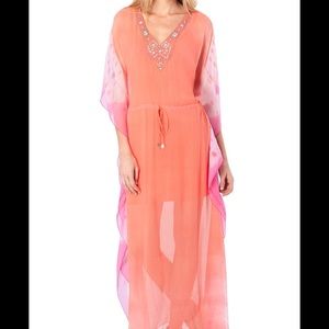 HaleBob Coral Caftan Dress 3TAF6316