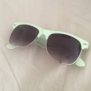 seafoam green sunglasses