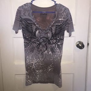 Sinful V-neck T-shirt