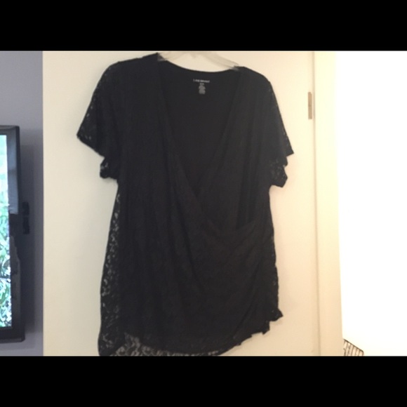 Black lace top