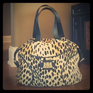 Juicy Couture Soft Cheetah print handbag