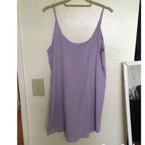 Loose Fitting Purple Dress