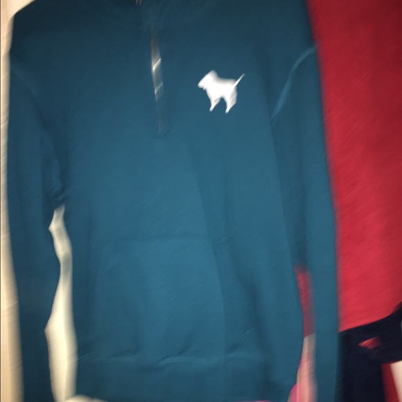 SOLD !!!!!!! PINK sweater half zip like new! - Picture 2 of 4