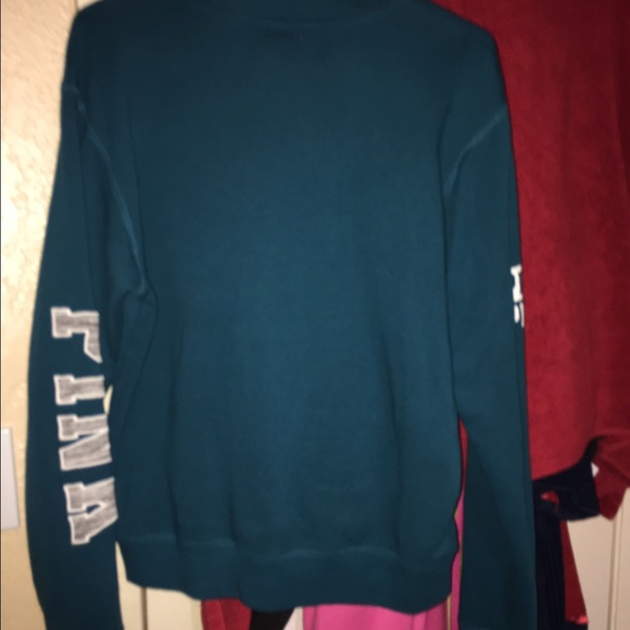 SOLD !!!!!!! PINK sweater half zip like new! - Picture 4 of 4