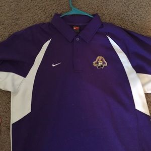 Men's ECU east Carolina golf polo Nike short