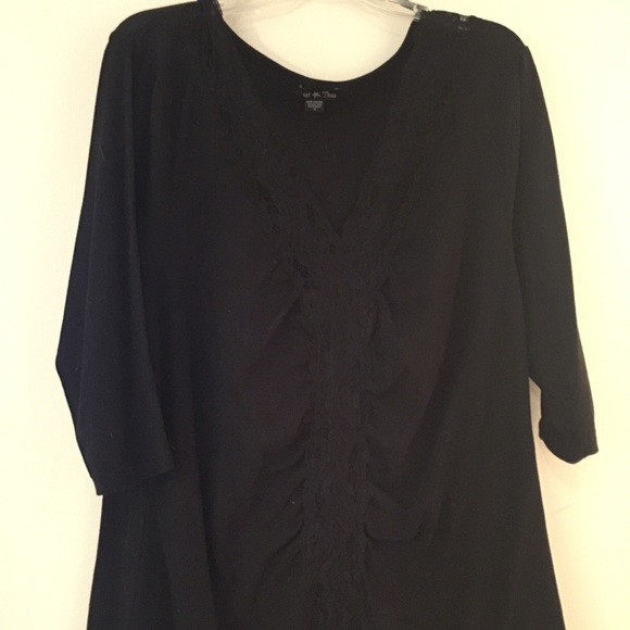 Black lace top