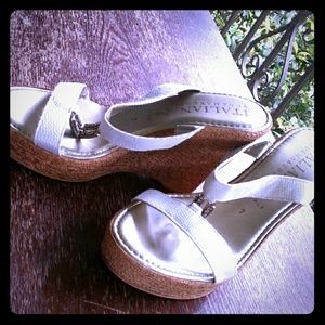 Italian Shoemakers Milton Wedge Sandals