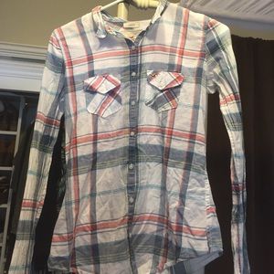 Abercrombie & Fitch sheer button up.