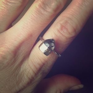 Lux Divine Jewelry Dainty Crystal Point Ring