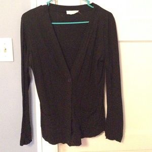 Black cardigan