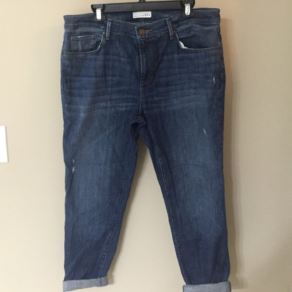 Relaxed skinny loft size 12 jeans