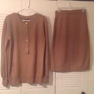 Authentic Vintage CHANEL Cashmere Sweater /Skirt