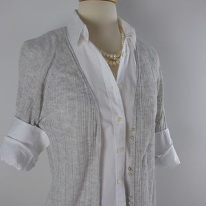 Eileen Fisher Long Gray Cardigan