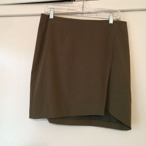 Olive green skirt
