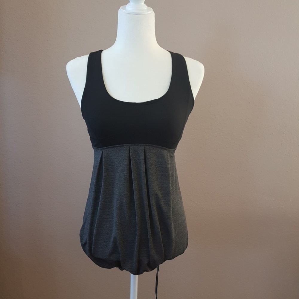 Lululemon Tank black and grey. Size 6