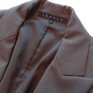 Theory Army Green Blazer