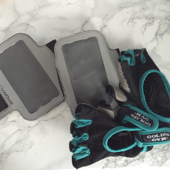 Gloves and phone bands
