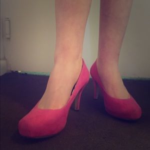 Steve Madden hot pink heels