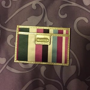 Coach card holder