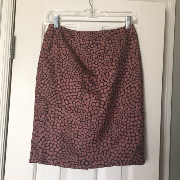 LOFT pencil skirt, mauve.ish plum taupey colors