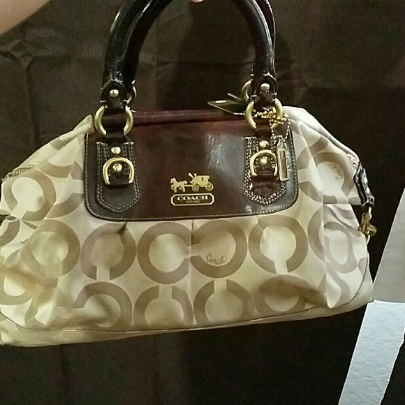 Coach bowling bag.